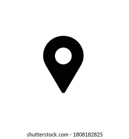 Location icon on white background