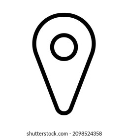 location icon on a white background. for logos, business cards, curriculum vitae, name cards, design elements