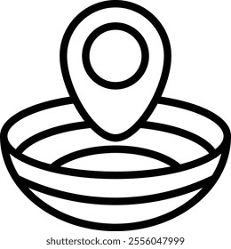 Location Icon. Pin Location Icon