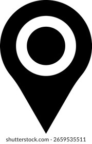 Icono de ubicación. Icono de pin para marcar la ubicación. Marcadores de mapas modernos. Puntero de mapa colorido.  Símbolo de puntero de marcador. Símbolo de ubicación GPS colección. 

