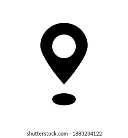 Icono de ubicación. Pin, Position, Map Pin icono vector diseño simple aislado, perfecto para todo el proyecto