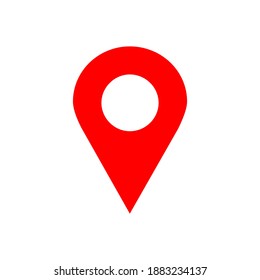 Location icon. Pin, Position, Map Pin icon vector isolated simple design, perfect for all project