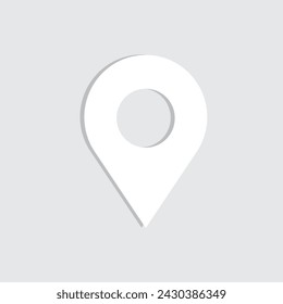 Location icon. Pin, Position, Map Pin icon vector isolated