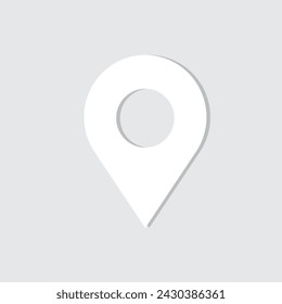 Location icon. Pin, Position, Map Pin icon vector isolated