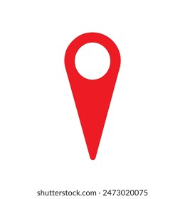 Location icon. Pin, Position, Map Pin icon vector isolated.