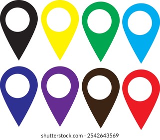 Ícone Local. Pin, Posição, Mapa Pin ícone vetor isolado design simples, perfeito para todos os projetos
