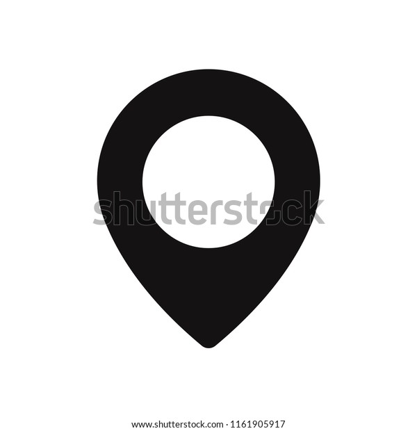 Location Icon Pin Symbol Isolated On 库存矢量图（免版税）1161905917 | Shutterstock