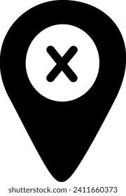 Location icon. Replaceable vector design.
