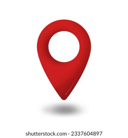 Location Icon Semi 3 Dimension