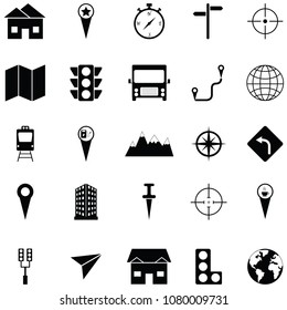 location icon set