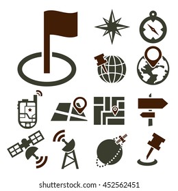 location icon set