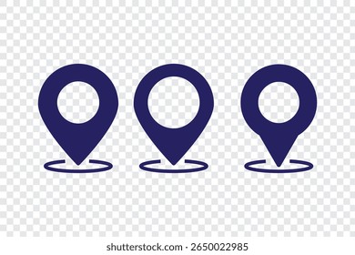 location icon set map pointer pin sign symbol red black outline destination icon place address navigation locator sign vector illustration