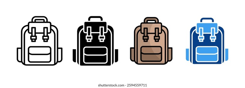 Location Icon Set Multiple Style Collection