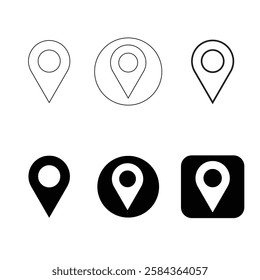 location icon, location icon set, location symbol, map, address icon sign, location