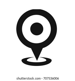 location icon, sign icon