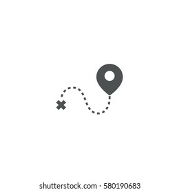 location icon. sign design