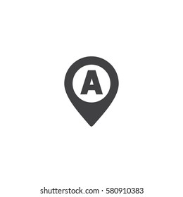 location icon. sign design