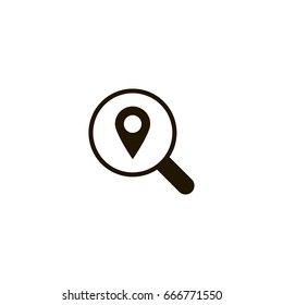 location icon. sign design