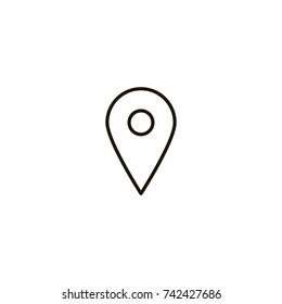 location icon. sign design