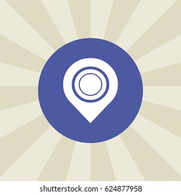 location icon. sign design. background