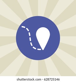 location icon. sign design. background