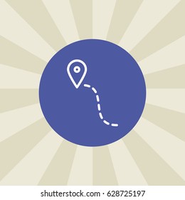 location icon. sign design. background