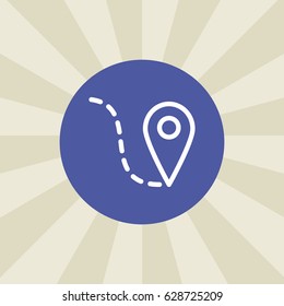 location icon. sign design. background