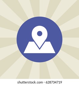 location icon. sign design. background