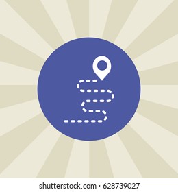 location icon. sign design. background