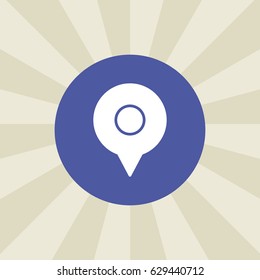 location icon. sign design. background