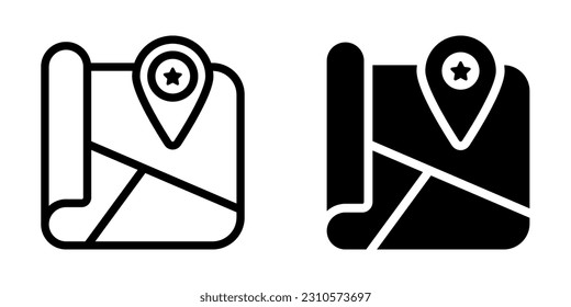 Icono de ubicación. inicio de sesión para concepto móvil y diseño web. ilustración vectorial