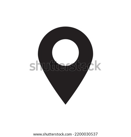 location icon or sign vector illustration