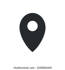 Location icon, simple illustration vector