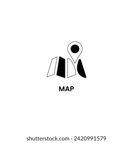 Location icon. Solid icons vector collection.