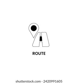 Location icon. Solid icons vector collection.