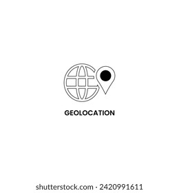 Location icon. Solid icons vector collection.