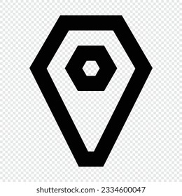 Location icon. Suitable for website UI design