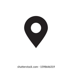 Location icon symbol. Pin, Map pin icon vector icon illustration
