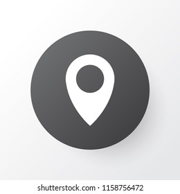 Location icon symbol. Premium quality isolated pin element in trendy style.