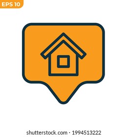 location icon symbol template for graphic and web design collection logo vector illustration