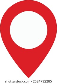 Location icon symbol, vector illustration map pin