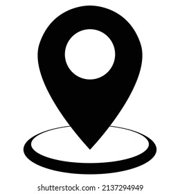 location icon symbol vector,on whit background editable eps10.