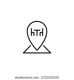 Location Icon Table And Chairs Minimalist Design