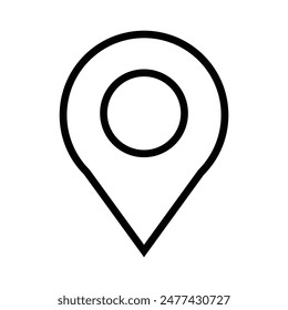 location icon, location icon that can be changed in color according to your wishes