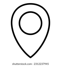 Location icon with transparent background