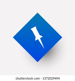 Location icon in trendy flat style isolated on background. Location icon page symbol for your web site design Location icon logo, app, UI , on white background Vector. - Vector