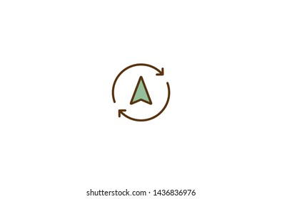 Location icon in trendy flat style isolated on white background. Location symbol. Vector illustration