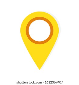 Location icon in trendy flat style. Vector illustration.