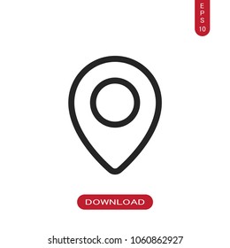 Location icon vector