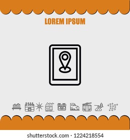 Location icon vector